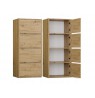 ALMA CHEST OF DRAWERS, ANTHRACITE/ARTISAN OAK