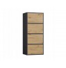 ALMA CHEST OF DRAWERS, ANTHRACITE/ARTISAN OAK