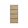 ALMA CHEST OF DRAWERS, ANTHRACITE/ARTISAN OAK