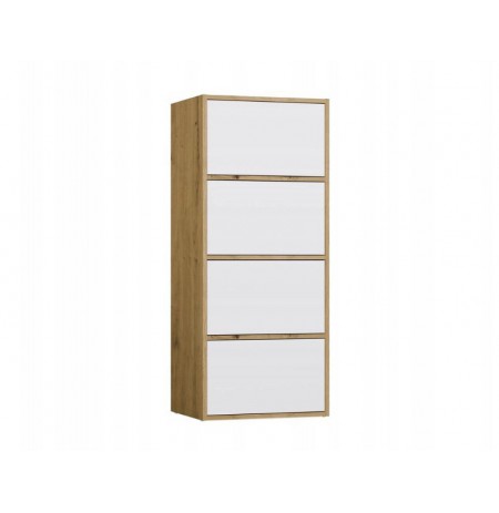 ALMA CHEST OF DRAWERS ARTISAN OAK/WHITE