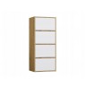 ALMA CHEST OF DRAWERS ARTISAN OAK/WHITE