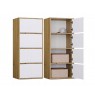ALMA CHEST OF DRAWERS ARTISAN OAK/WHITE