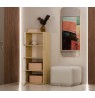 ALMA CHEST OF DRAWERS ARTISAN OAK/WHITE