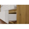 M6 MALWA CHEST OF DRAWERS 140 CM 6 DRAWERS OAK ARTISAN/WHITE
