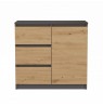 Topeshop 1D3S ANT/ART KPL chest of drawers