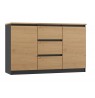 Topeshop 2D3S ANT/ART BA KPL chest of drawers