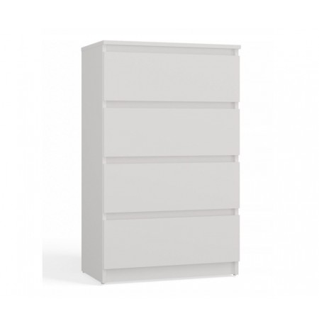 M4/60 MALWA CHEST OF DRAWERS 4 DRAWERS WHITE