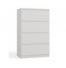 M4/60 MALWA CHEST OF DRAWERS 4 DRAWERS WHITE
