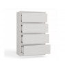 M4/60 MALWA CHEST OF DRAWERS 4 DRAWERS WHITE