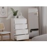 M4/60 MALWA CHEST OF DRAWERS 4 DRAWERS WHITE
