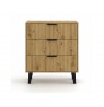 SCANDI 3S SLIM OAK ARTISAN CHEST OF DRAWERS