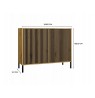 KAMARO 2D SLIM chest of drawers, cashmere colour