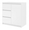 Topeshop 1D3S BIEL KPL chest of drawers
