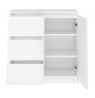 Topeshop 1D3S BIEL KPL chest of drawers