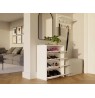 LOKA shoe cabinet, white