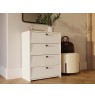 LOKA shoe cabinet, white