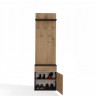 Topeshop DUO WIESZAK ANT/ART clothing hanger Anthracite, Oak