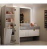 BATHROOM CABINET NEL DD 1K BASKET CASMERE COLOUR LONG DOORS