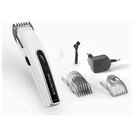 Rowenta | Hair Clipper | TN1400F0 | Cordless | Number of length steps 19 | White/Black