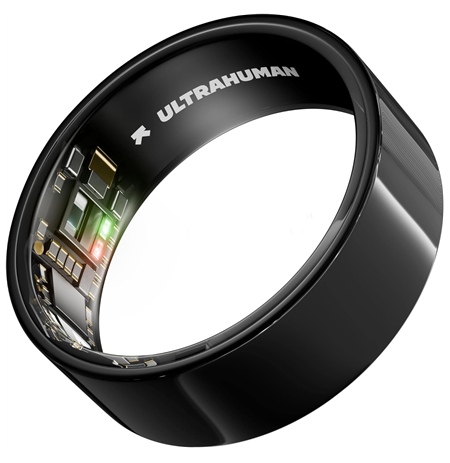 Ultrahuman | Ring Air | Aster Black | Size 13 | Smart Ring