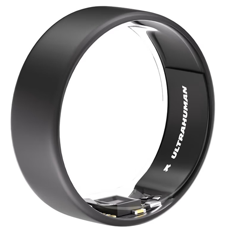 Ultrahuman | Ring Air | Matte Grey | Size 8 | Smart Ring