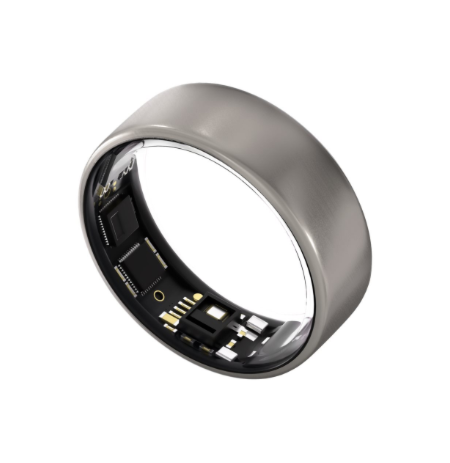Ultrahuman | Ring Air | Raw Titanium | Size 6 | Smart Ring