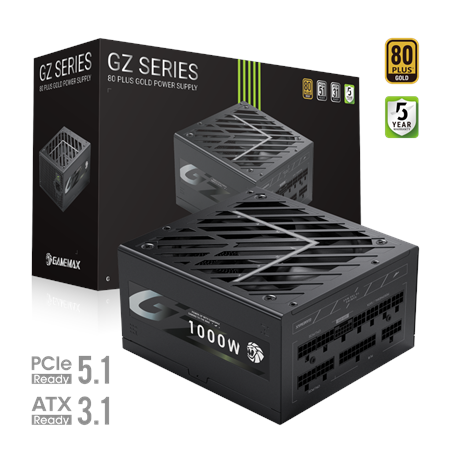 Gamemax PSU | GZ 1000G | 1000 W | Gold | Full Modular