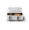 Philips 3000 series NA353/10 fryer Double 9 L Stand-alone 2750 W Hot air fryer Silver, White