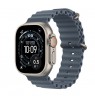 Apple Watch Ultra 3 GPS + Cellular 49mm Natural Titanium Case with Anchor Blue Ocean Band