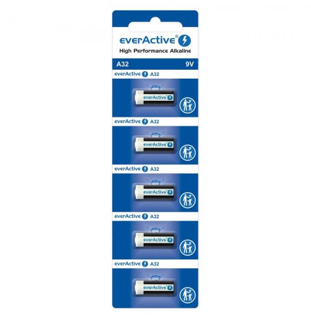 Alkaline batteries to a car remote A32/32A 9V blister 5 pcs.