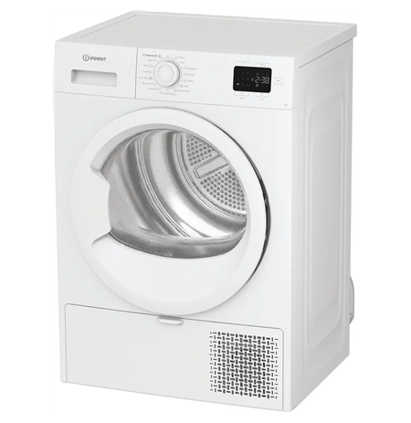 INDESIT Dryer Machine | C YSD 72D WW EE | Energy efficiency class E | Front loading | 7 kg | Heat pump | Digital | Depth 54.5 cm