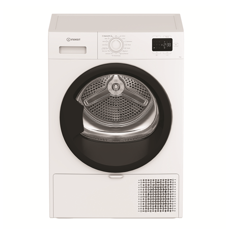 INDESIT Dryer Machine | C YD 92D WB EE | Energy efficiency class E | Front loading | 9 kg | Digital | Depth 60.7 cm | White