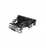 UNITEK Y-105A cable interface/gender adapter USB v. 1.1. DB9F/DB25M Black