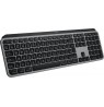 Logitech Master MX Keys S for Mac keyboard Office RF Wireless + Bluetooth QWERTY US International Aluminium, Black