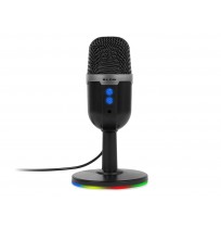 Studio microphone with BLOW LED stand