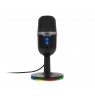 Studio microphone with BLOW LED stand