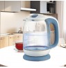 Electric kettle szklany 1,7l 2200W MR-056-BLUE MAESTRO