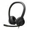 Logitech H390 Laidinės ausinės, USB-C, Juoda
