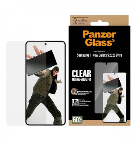 Samsung Galaxy S26 Ultra Ultra-Wide Fit Glass EasyAligner by PanzerGlass