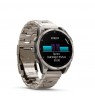 Garmin Fenix 8 3.56 cm (1.4") AMOLED 47 mm Digital 454 x 454 pixels Touchscreen Titanium Wi-Fi GPS (satellite)