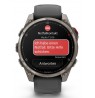 Garmin fēnix 8 Pro 3.56 cm (1.4") AMOLED 47 mm Digital 454 x 454 pixels Touchscreen Graphite, Titanium Wi-Fi GPS (satellite)