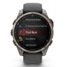 Garmin fēnix 8 Pro 3.56 cm (1.4") AMOLED 47 mm Digital 454 x 454 pixels Touchscreen Graphite, Titanium Wi-Fi GPS (satellite)