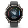Garmin fēnix 8 Pro 3.56 cm (1.4") AMOLED 47 mm Digital 454 x 454 pixels Touchscreen Graphite, Titanium Wi-Fi GPS (satellite)
