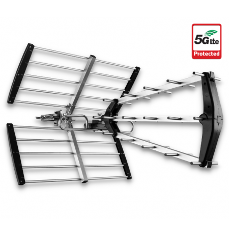TV Antena eSTAR T-1115 UHF Triplex LTE Juoda
