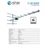 TV antena  eSTAR T-1013 UHF LTE Juoda