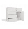 MALWA 1D5S WHITE CHEST OF DRAWERS
