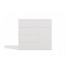 MALWA 1D5S WHITE CHEST OF DRAWERS
