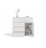 MALWA 1D5S WHITE CHEST OF DRAWERS