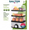 Salter EK5885VDE Compact 3-Tier Steamer