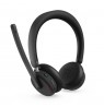Lenovo 6550 Headset Wireless Head-band Office/Call center USB Type-C Bluetooth Black